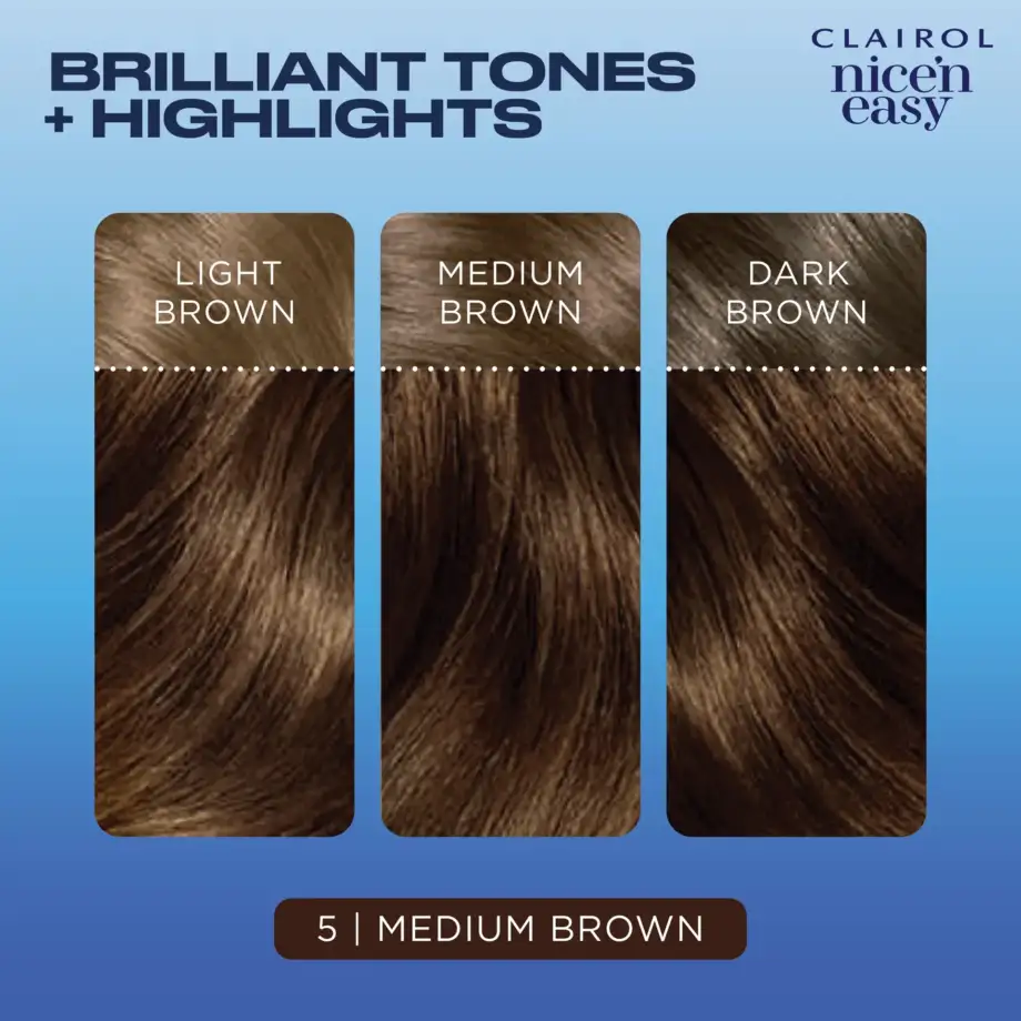 Clairol Nice'n Easy Creme 5 Medium Brown