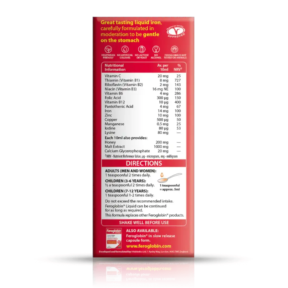 Vitabiotics Feroglobin Liquid-500ml