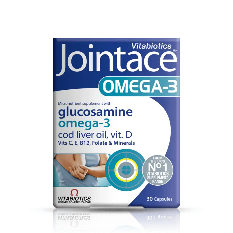 Vitabiotics Jointace Omega-3 &Glucosamine- 30 Capsule