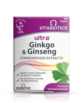 Vitabiotics Ultra Ginkpo and Ginseng-60 Tablets