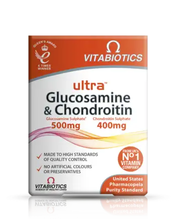 Vitabiotics Ultra Glucosamine & Chondroitin 500/400mg- 60 Tablets