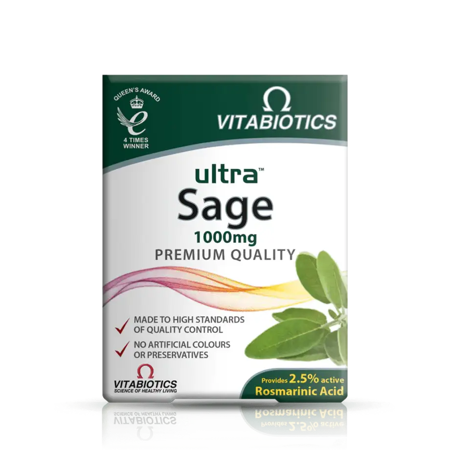 Vitabotics Ultra Sage-30 Tablets-1000mg