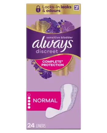 Always Discreet Liners-24 pieces