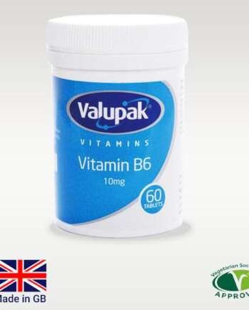 Valupak Vitamin B6 Tablets 10mg-60 Tablets