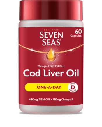 Seven Seas Cod Liver Oil One-A-Day-60 Capsules